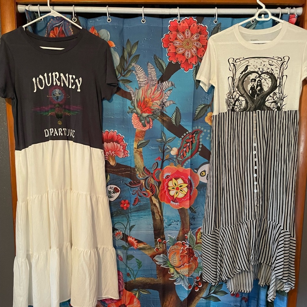 Reworked, one of a kind maxi dresses